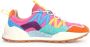 Flower Mountain Suede and technical fabric sneakers Washi Woman Multicolor Dames - Thumbnail 7