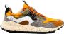 Flower Mountain Warm Bruin Mosterd Suède Sneakers Multicolor Heren - Thumbnail 2