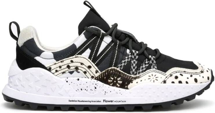 Flower Mountain Outdoor Lage Sneakers Black Dames