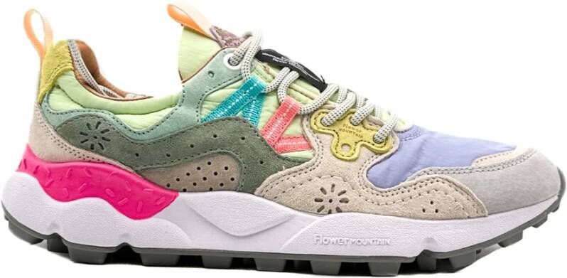 Flower Mountain Paarse Sneakers Yamano 3 Vrouwencollectie Multicolor Dames