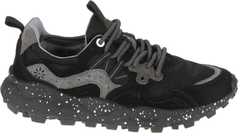 Flower Mountain Platte schoenen voor vrouwen Black Dames