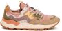 Flower Mountain Rosa Sneakers Lichtgewicht Rubberen Zool Pink Dames - Thumbnail 1