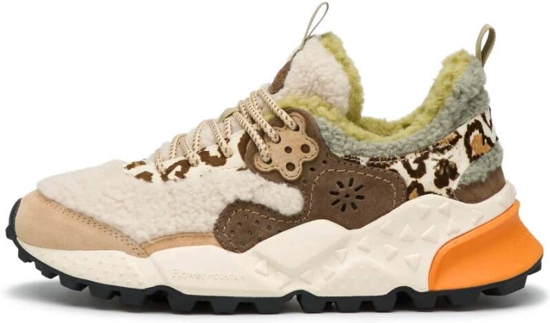 Flower Mountain Shearling and suede sneakers Kotetsu Woman Multicolor Dames