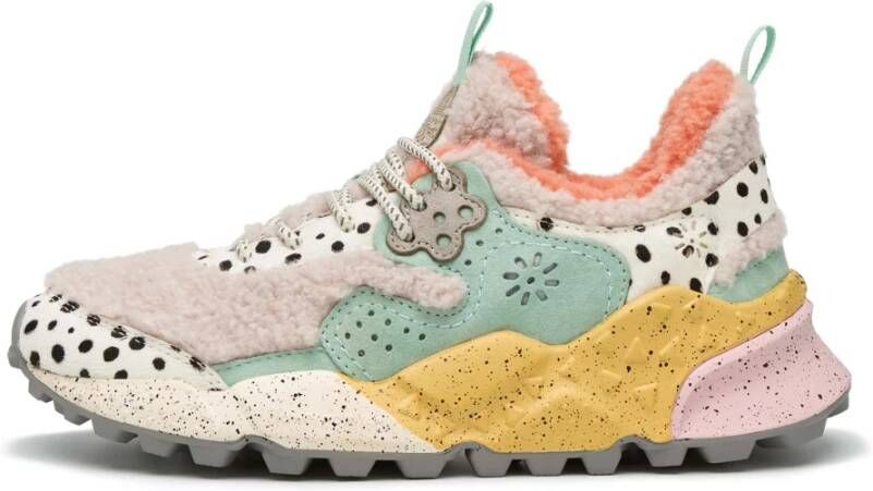 Flower Mountain Shearling and suede sneakers Kotetsu Woman Multicolor Dames