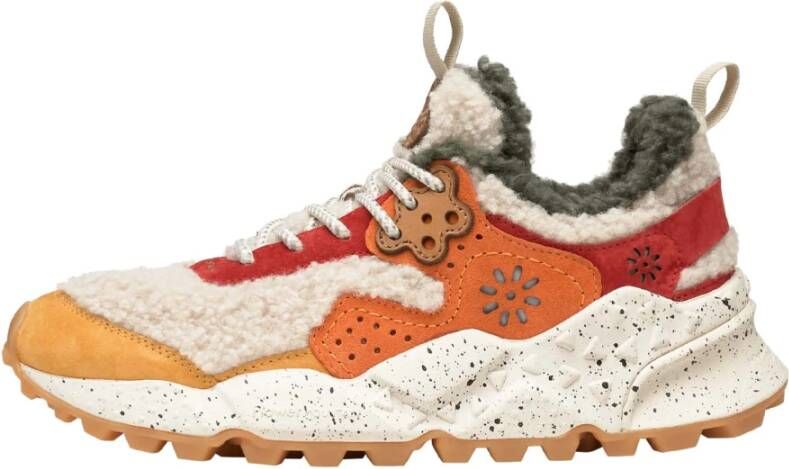 Flower Mountain Shearling and suede sneakers Kotetsu Woman Multicolor Dames