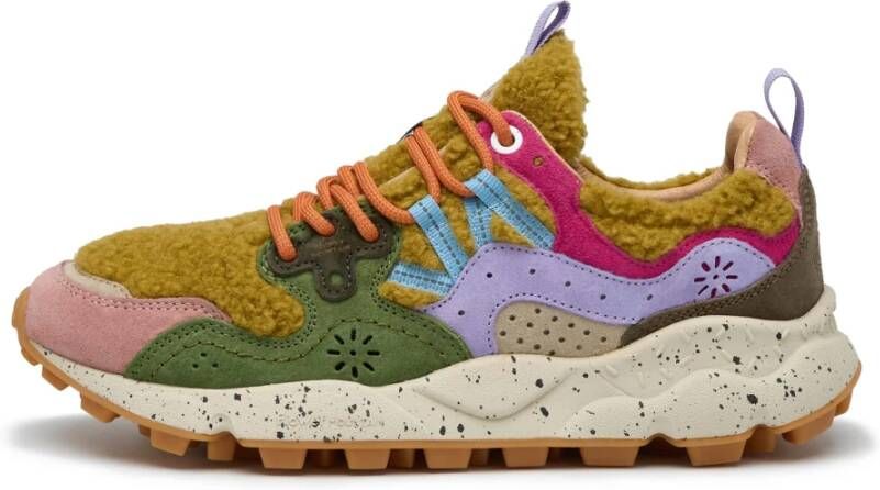 Flower Mountain Shearling and wool sneakers Yamano 3 Woman Multicolor Dames