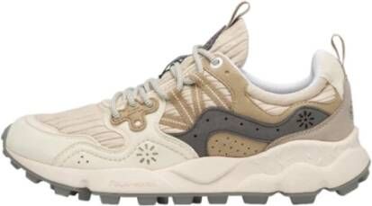 Flower Mountain Sneakers Bergstijl Beige Heren