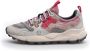 Flower Mountain Suede and technical fabric sneakers Yamano 3 Woman Gray Dames - Thumbnail 13