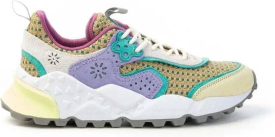 Flower Mountain Sneakers van suède met kurkzool Multicolor Dames