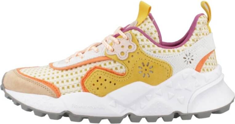 Flower Mountain Stijlvolle Kotetsu Sneakers voor Vrouwen Beige Dames