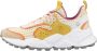 Flower Mountain Stijlvolle Kotetsu Sneakers voor Vrouwen Beige Dames - Thumbnail 2