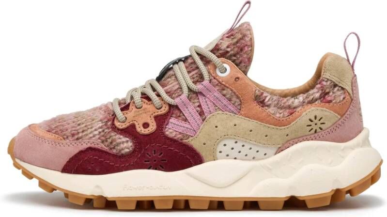 Flower Mountain Suede and fabric sneakers Yamano 3 Woman Multicolor Dames