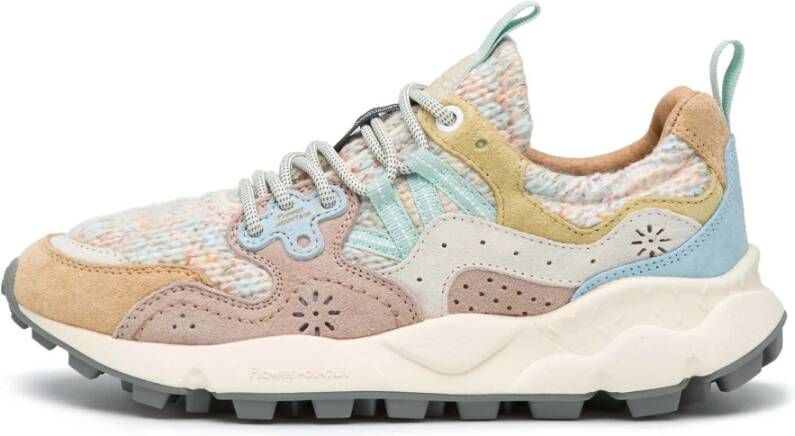 Flower Mountain Suede and fabric sneakers Yamano 3 Woman Multicolor Dames