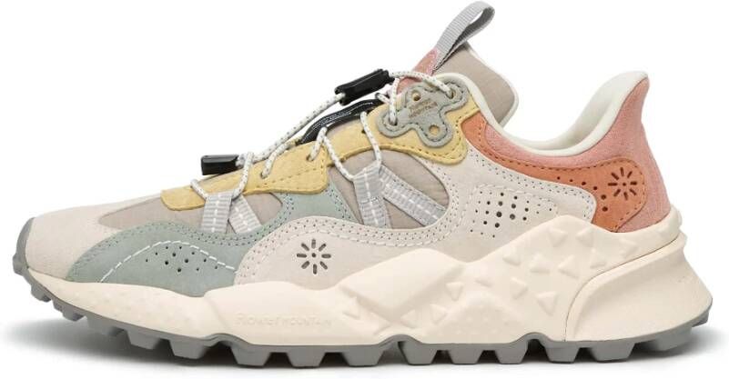 Flower Mountain Suede and technical fabric sneakers Tiger Hill Woman Multicolor Dames