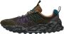 Flower Mountain Suede and technical fabric sneakers Washi MAN Black Heren - Thumbnail 1