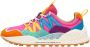 Flower Mountain Suede and technical fabric sneakers Washi Woman Multicolor Dames - Thumbnail 1