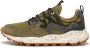 Flower Mountain Suede and technical fabric sneakers Ya o 3 UNI Green Unisex - Thumbnail 1