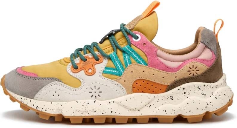 Flower Mountain Suede and technical fabric sneakers Yamano 3 UNI Multicolor Dames