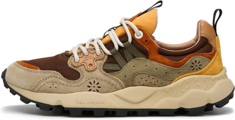 Flower Mountain Suede and technical fabric sneakers Yamano 3 UNI Multicolor Heren