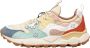 Flower Mountain Suede and technical fabric sneakers Yamano 3 Woman Multicolor Dames - Thumbnail 1