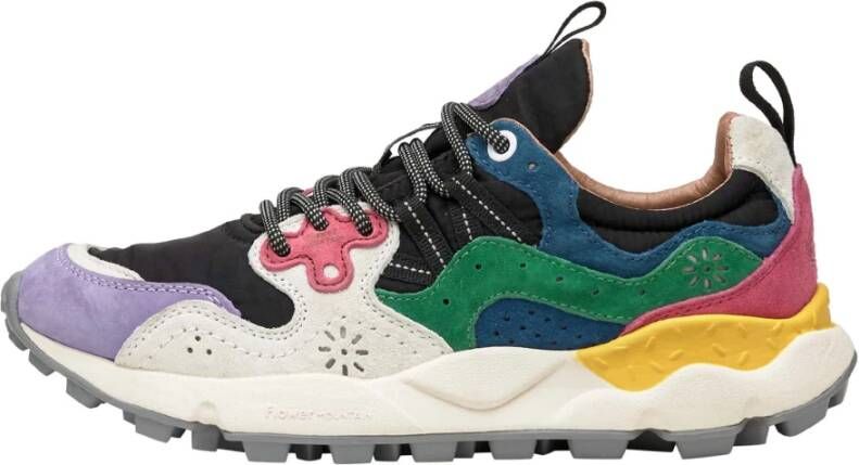 Flower Mountain Suede and technical fabric sneakers Yamano 3 Woman Multicolor Dames