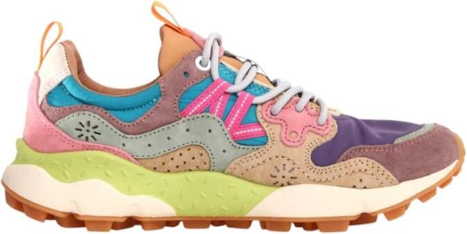 Flower Mountain Suede Nylon Dames Sneakers Multicolor Dames