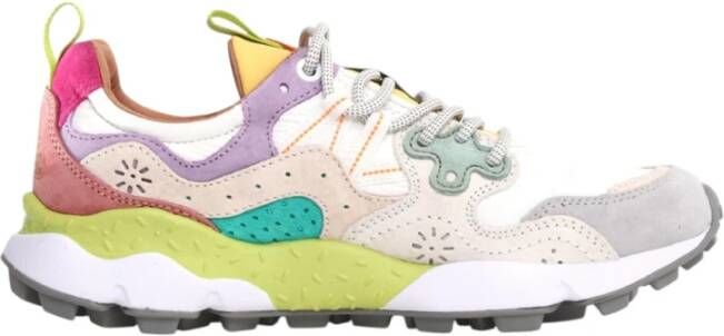 Flower Mountain Suede Nylon Dames Sneakers Multicolor Dames