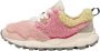 Flower Mountain Kleurrijke sneakers van bont en nubuck leer Pink Dames - Thumbnail 1