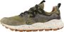 Flower Mountain Suede and technical fabric sneakers Ya o 3 UNI Green Unisex - Thumbnail 4