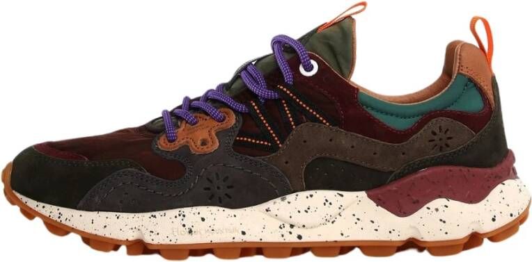 Flower Mountain Suede and technical fabric sneakers Yamano 3 UNI Multicolor Heren