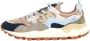 Flower Mountain Yamano 3 Sneaker Wit Militair Blauw Grijs Yamano 3 Sneaker Beige Suède Sneaker met Kurken Binnenzool Multicolor Gray Heren - Thumbnail 46