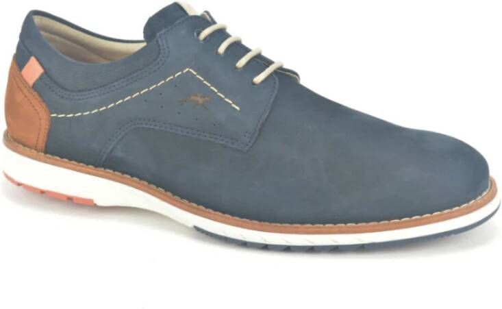 Fluchos Blauw Nubuck Fijne Z Stijl Blue Heren