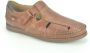 Fluchos Heren Plat Sandalen in Cognac Brown Heren - Thumbnail 1