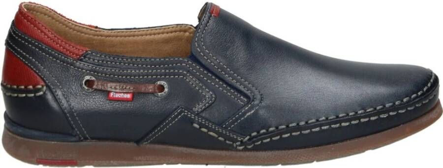 Fluchos Casual stijl loafers voor mannen Blue Heren