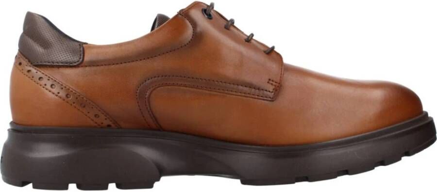 Fluchos Stijlvolle Business Schoenen voor Mannen Brown Heren