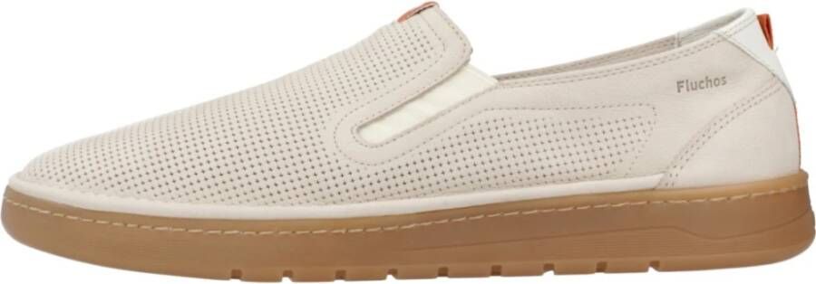 Fluchos Stijlvolle Loafers voor Mannen Beige Heren