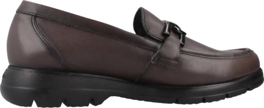 Fluchos Stijlvolle Loafers voor Mannen Gray Dames