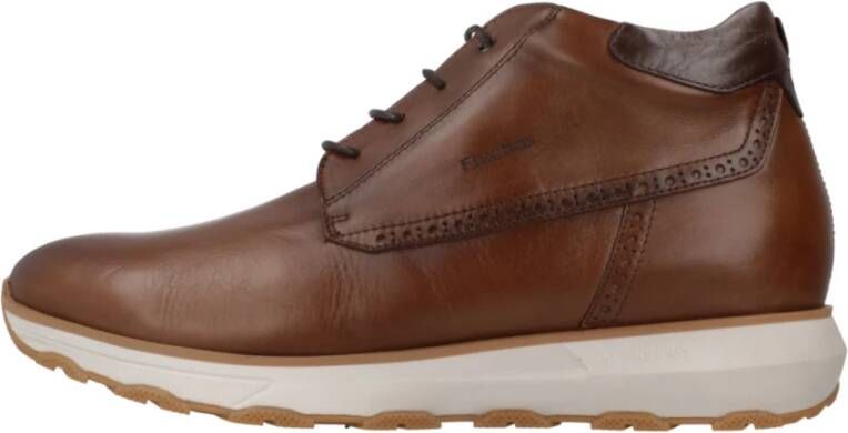 Fluchos Stijlvolle Veterschoenen Brown Heren