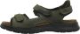 Fluchos Velcro Platte Sandalen voor Mannen Green Heren - Thumbnail 1