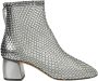 Forte Chique Mesh Strass Laarsjes Gray Dames - Thumbnail 1