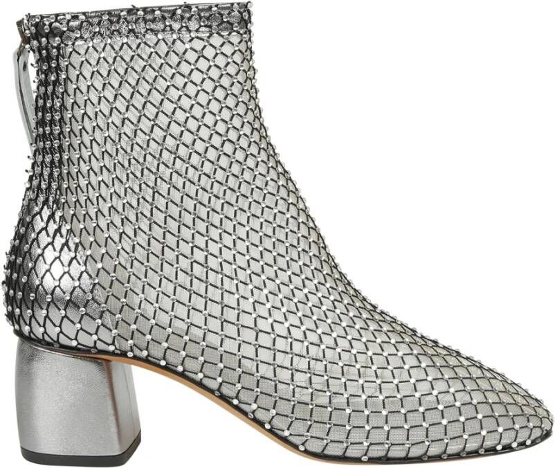 Forte Chique Mesh Strass Laarsjes Gray Dames