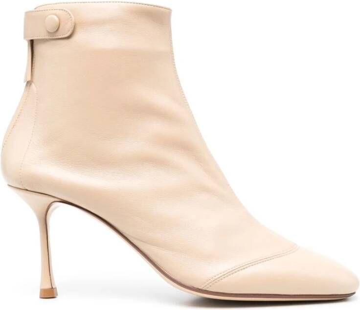 Francesco Russo Heeled Boots Beige Dames