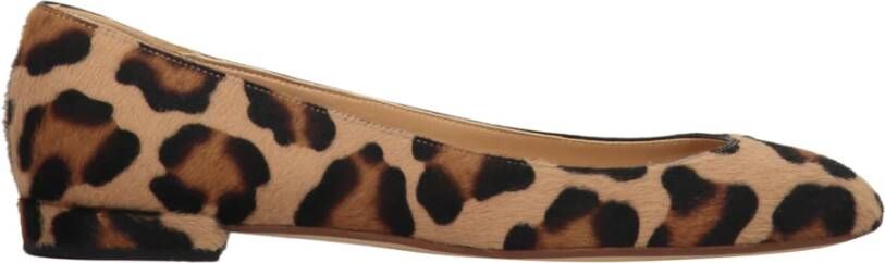 Francesco Russo Leopard Ballet Flats Multicolor Dames