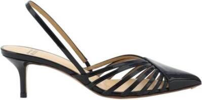 Francesco Russo Leren Slingback Stiletto Pumps Black Dames