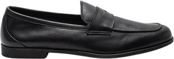 Fratelli Rossetti Jacht mocins met decoratief tabblad Black Heren