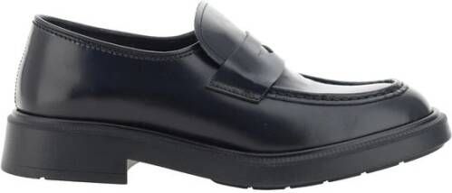 Fratelli Rossetti Leren Loafers met Rubberen Blokhak Black Dames