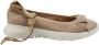 Frau Beige Platte Schoenen Elegant Comfortabel Beige Dames - Thumbnail 1