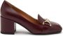 Frau Bordeaux Hak Mocassin Red Dames - Thumbnail 1