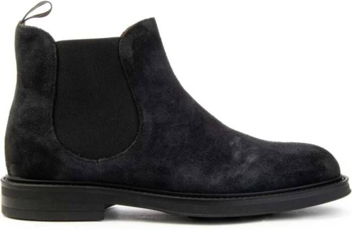 Frau Elastische Beatles Chelsea Boots Blue Heren