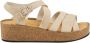 Frau Elegante Beige Sandalen Beige Dames - Thumbnail 1